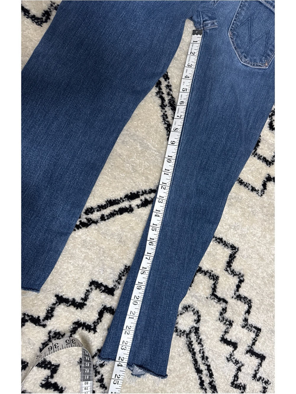 Mother Jeans The Insider Crop Step Fray in Girl Crush Size 27 - Picture 8 of 9
